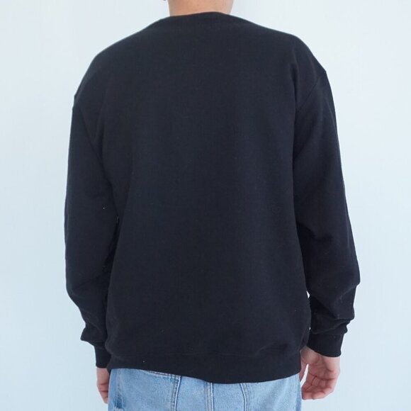 Ohio State Buckeyes Champion Athletic Black Red Embroidered Crew Neck Sweater L - Picture 2 of 11